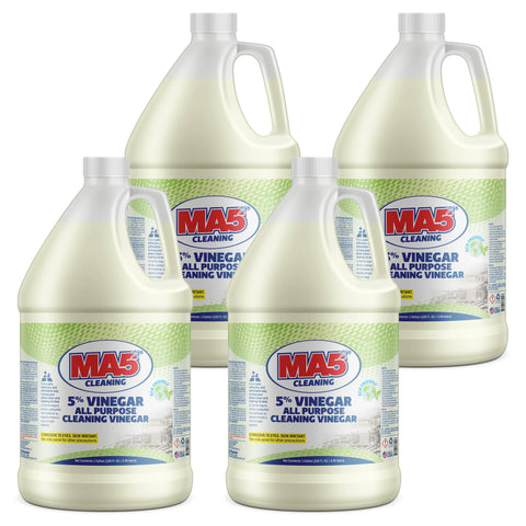 MA5X VINEGAR 5% All Purpose Cleaner (4 Gallons) – Commercial-Grade, Eco-Friendly Vinegar Solution
