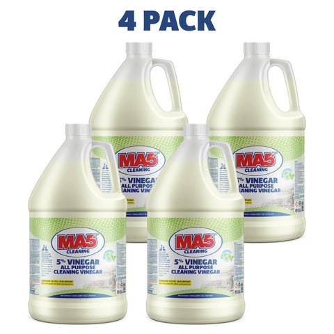 MA5X VINEGAR 5% All Purpose Cleaner (4 Gallons) – Commercial-Grade, Eco-Friendly Vinegar Solution
