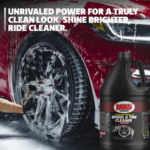MA5X Wheel & Tire Cleaner - Concentrated, Brake Dust Remover (Pack of 1, Gallon)