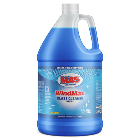 MA5x WindMax Glass Cleaner, Eco-Friendly, Streak-Free Multi-Surface Spray (Gallon, Pack of 1)