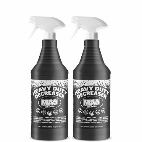Heavy Duty Degreaser and Cleaner | Indoor and Outdoor Formula | 32oz Spray Bottle | Pack of 2