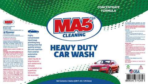 Heavy-Duty Car Wash Concentrate | 1 Gallon | Pack of 2