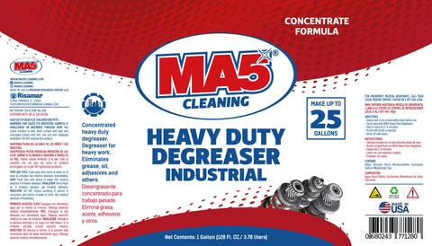 Heavy Duty Degreaser Industrial | 1 Gallon | Pack of 4