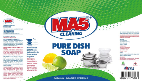 Pure Dish Soap | 1 Gallon | Pack of 4