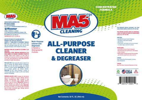 All Purpose Cleaner & Degreaser  | 32 oz | Pack of 2