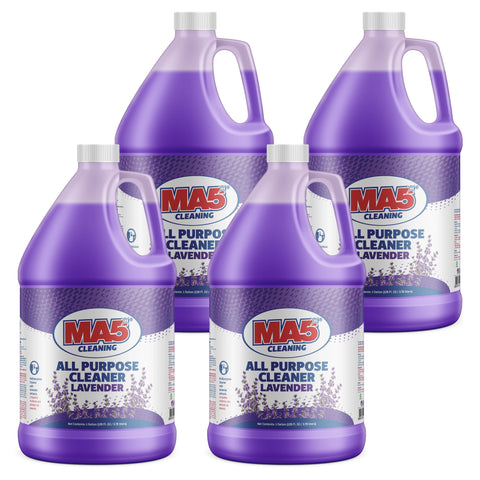 All Purpose Cleaner Lavender | Multipurpose Cleaner with Lavender Extracts | 1 Gallon | Pack of 4