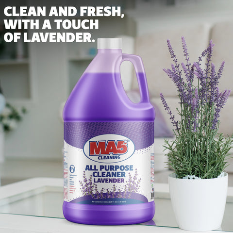 All Purpose Cleaner Lavender | Multipurpose Cleaner with Lavender Extracts | 1 Gallon | Pack of 4