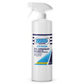 A white 32oz spray bottle labeled with 'MA5X 5% Vinegar All-Purpose Cleaning Vinegar' in blue and black text, indicating it is an eco-friendly and biodegradable cleaning solution.