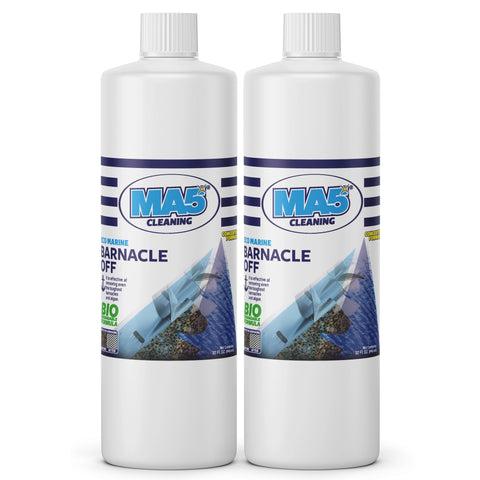 Barnacle Off | Remover and Cleaner for Boats | Biodegradable and Concentrated Formula | 32oz Bottle | Pack of 2