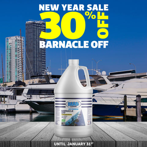 Barnacle Off | Eco-Friendly Barnacle Remover for Boats | Biodegradable and Concentrated Formula | Gallon | Pack of 1