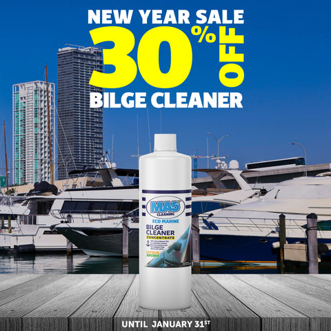 Boat Bilge Cleaner |  Fresh Citrus Aroma Clean Scent | 32oz Bottle