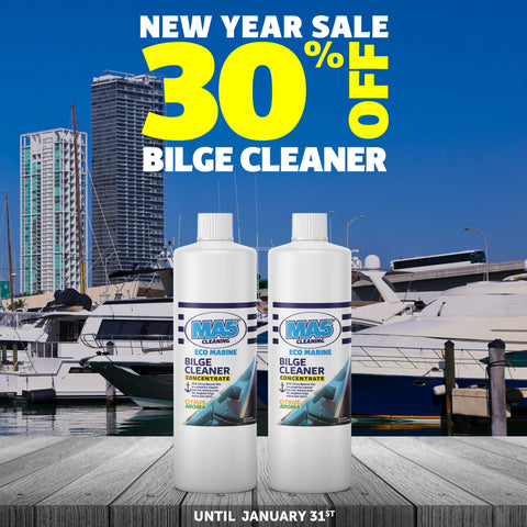 Boat Bilge Cleaner |  Fresh Citrus Aroma Clean Scent | 32oz Bottle | Pack of 2