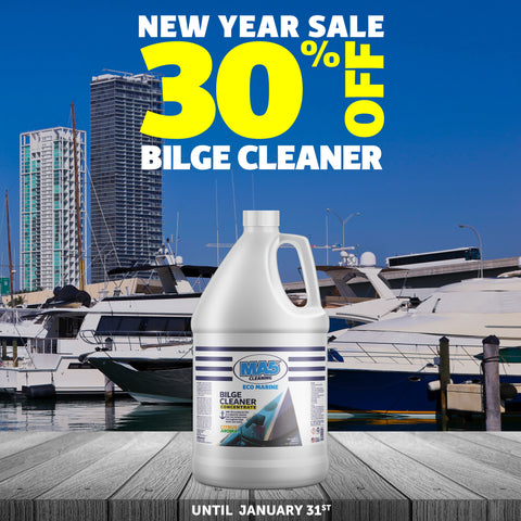 Boat Bilge Cleaner | Powerful Eco Marine Bilge Cleaning Solution | Fresh Citrus Aroma Clean Scent | 1 Gallon