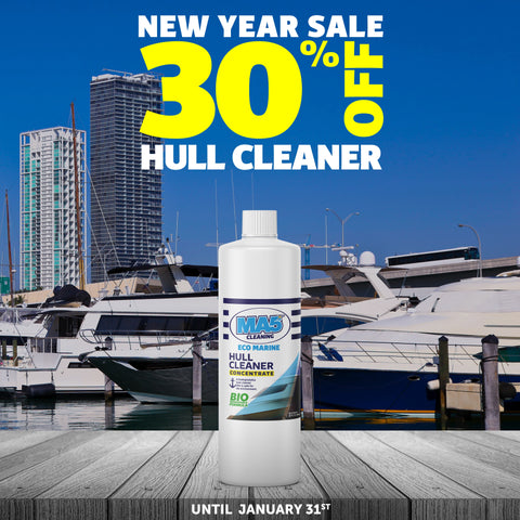 Boat Hull Cleaner | Stain and Rust Remover & Prevention | Biodegradable and Concentrated | 32oz Bottle | Pack of 1