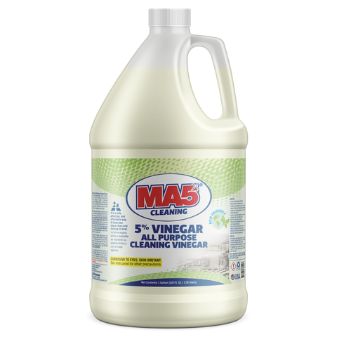 MA5X VINEGAR 5% All Purpose Cleaning Vinegar – Eco-Friendly, Non-Toxic Multi-Surface Cleaner, Pack of 1 Gallon
