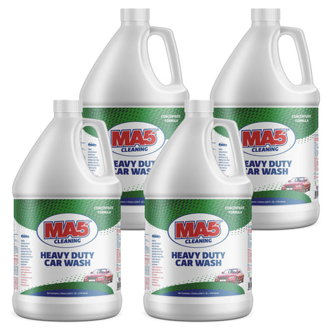 Heavy-Duty Car Wash Concentrate | 1 Gallon | Pack of 4
