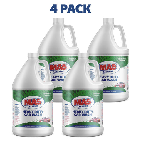 Heavy-Duty Car Wash Concentrate | 1 Gallon | Pack of 4