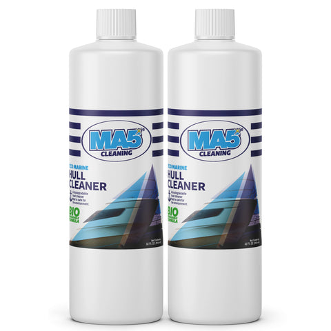 Boat Hull Cleaner | Stain and Rust Remover & Prevention | Biodegradable and Concentrated | 32oz Bottle | Pack of 2