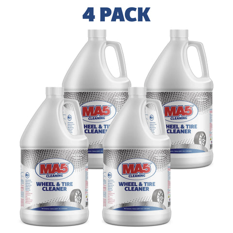 Wheel & Tire Cleaner Concentrate | 1 Gallon | Pack of 4