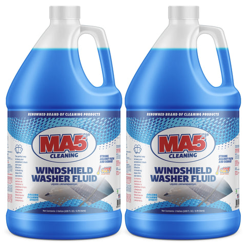 Windshield Washer Fluid Blue | 1 Gallon | Pack of 2