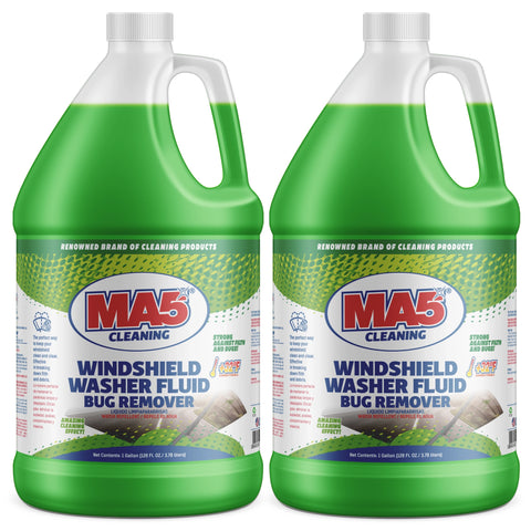 MA5x BUG REMOVER WindShield Washer Fluid | 1 Gallon | Pack of 2